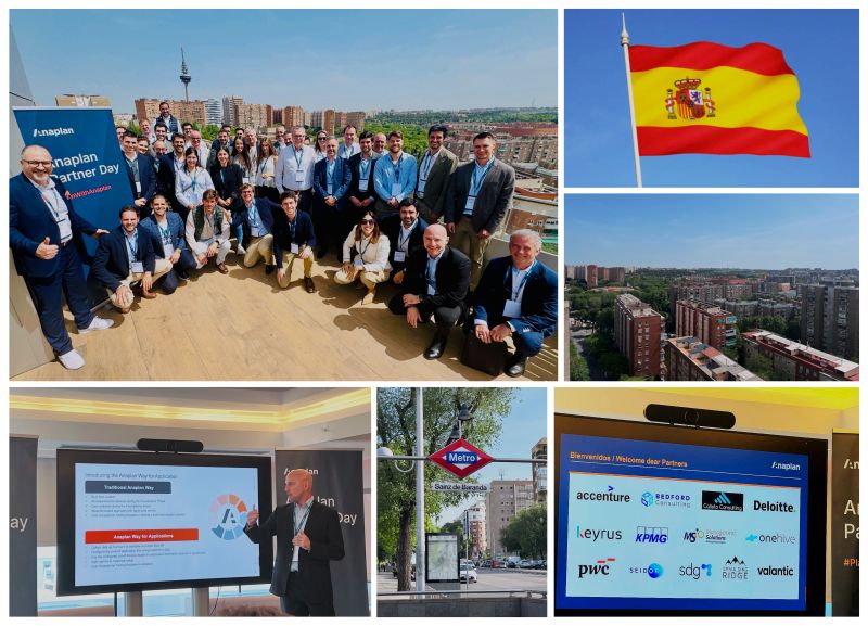 Anaplan partner event in Madrid, published by Calisto Consulting