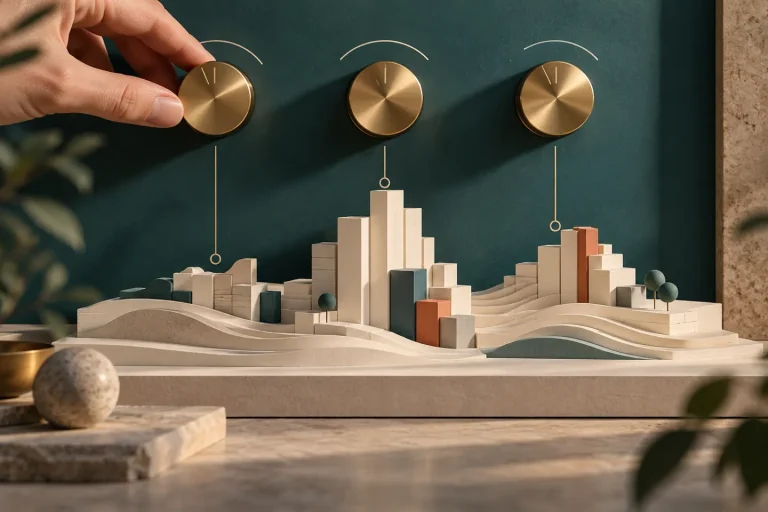 Illustration éditoriale — Driver-based planning : choisir les bons inducteurs (et pas trop)
